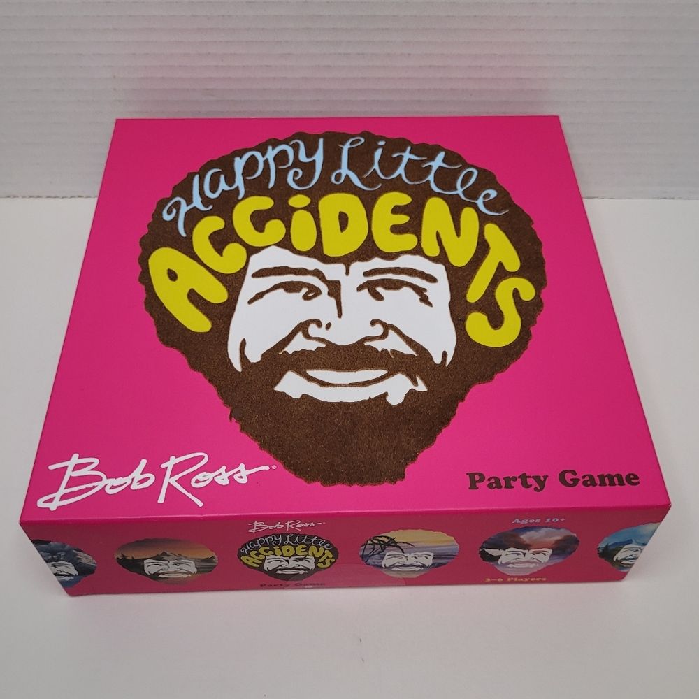 Bob Ross Happy Little Accidents Party Game NEW